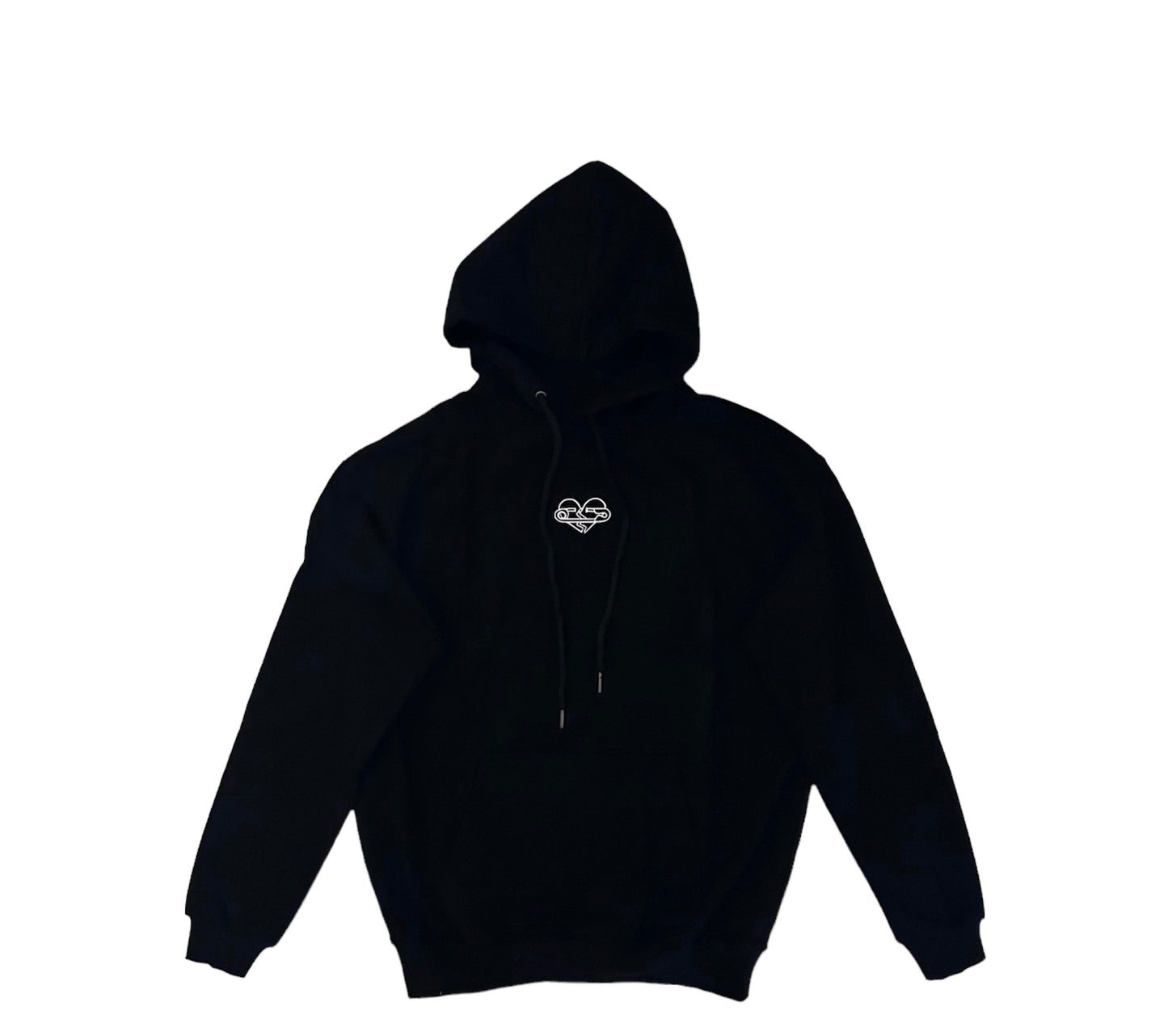 Black Hearts Heavyweight Hoodie [400 GSM]