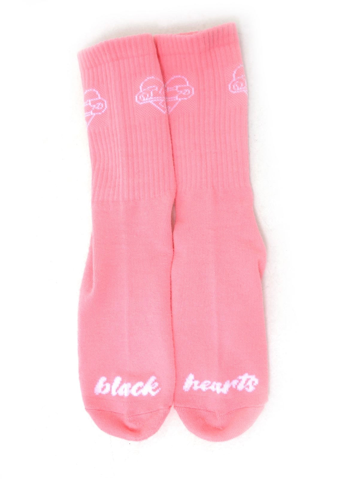 Pink Crew Socks