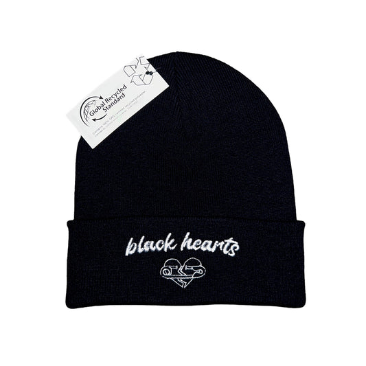 Black Hearts Beanie